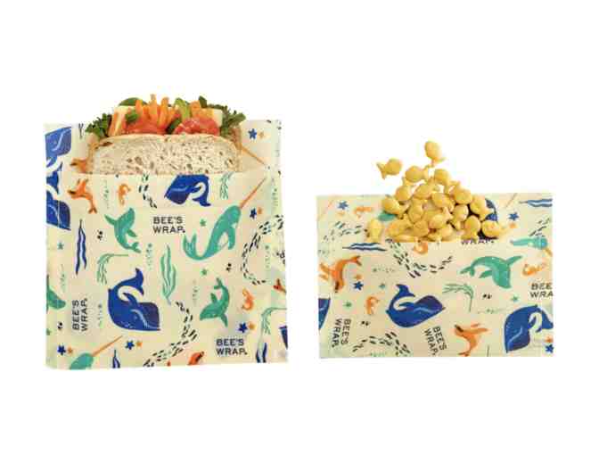 Bee's Wrap Snack and Sandwich Bags (Under the Sea)