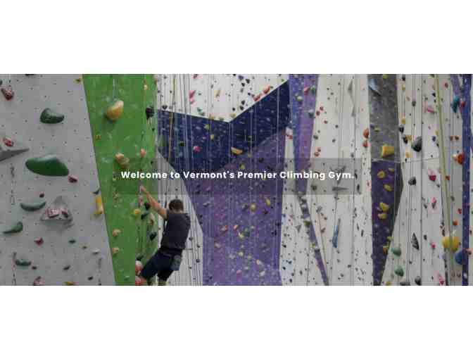 2 Climbing Day Passes (with gear) at MetroRock, VT (2 of 2)