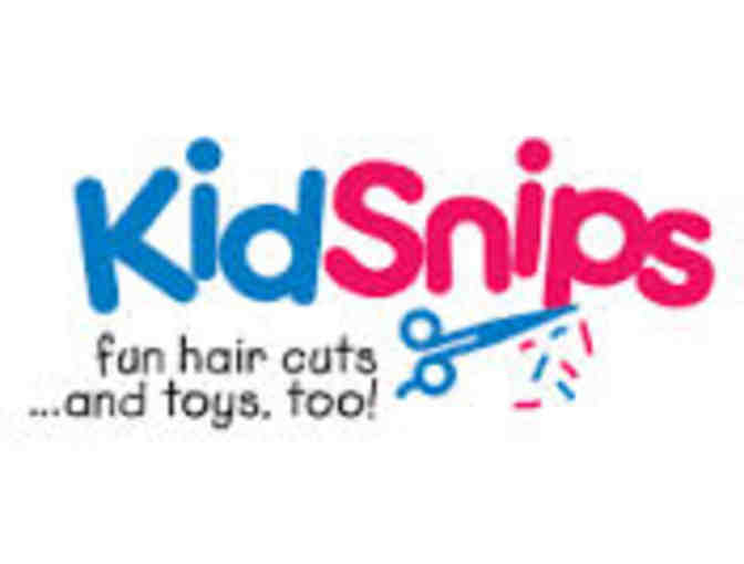 Child's haircut & toy from Kidsnips
