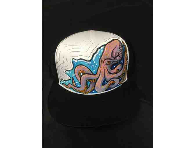 Custom Trucker Hat by Sklar Silvia: Octopus