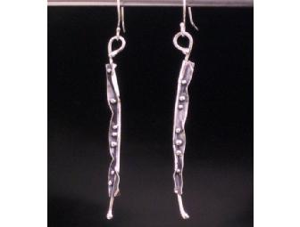 Argentium Sterling Silver Earrings and Necklace