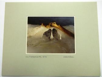 'Ice Formation #6' Matted Photo