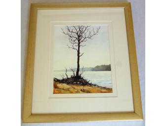 'Last Stand' Framed Watercolor
