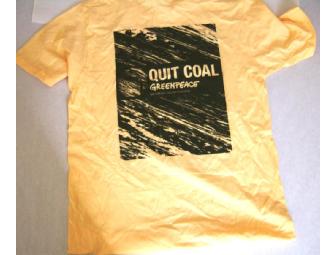 Yellow EPA: Protect People Not Polluters T-Shirt (Medium)