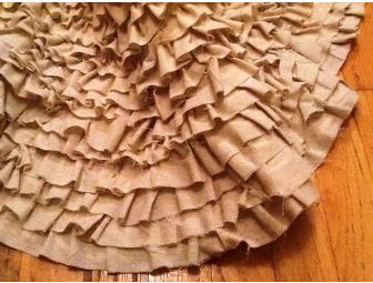 Burlap Ruffle Tree Skirt