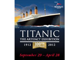 Two Tickets to 'Titanic: The Artifact Exhibition' at NC Museum of Natural Sciences