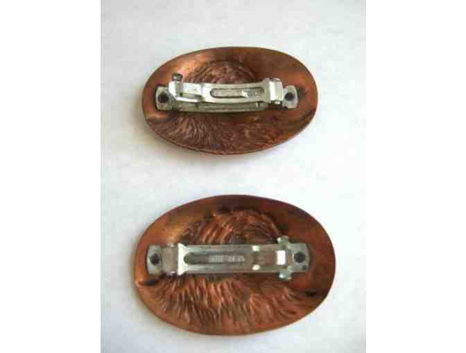 Copper Hair Barrettes