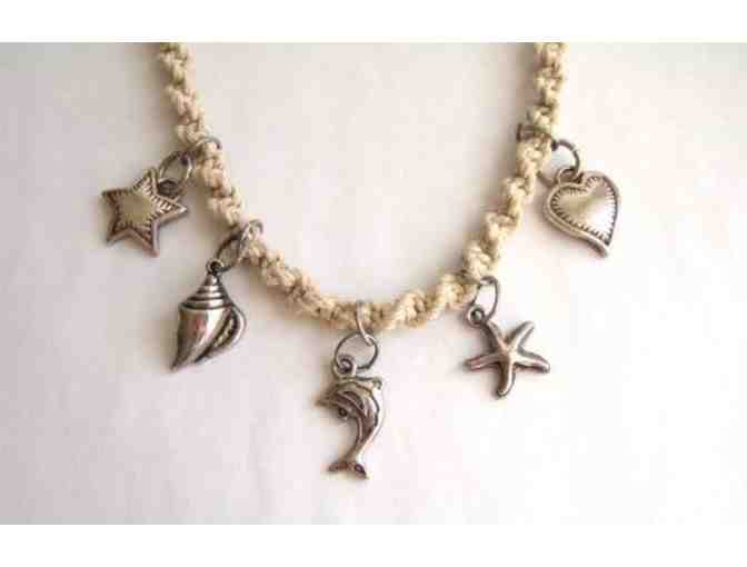 Hemp Ocean Charm Necklace