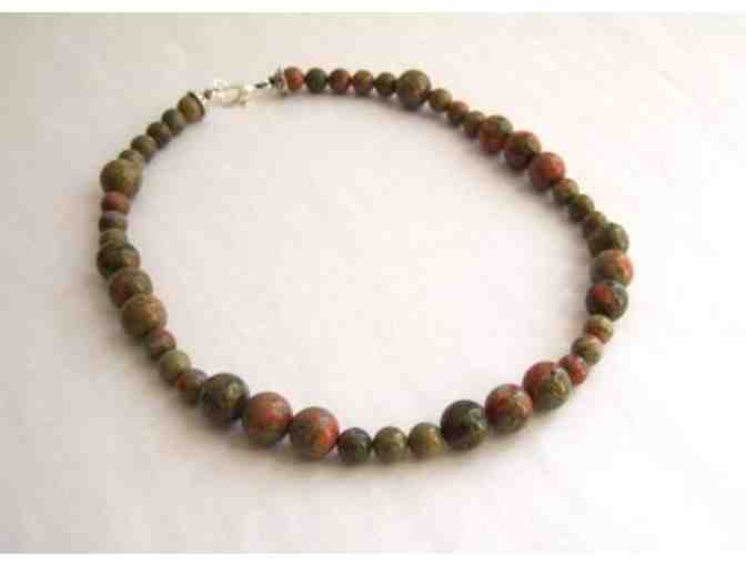 Jade Necklace & Earrings