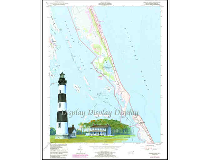 North Carolina Lighthouse Prints, Set of 6
