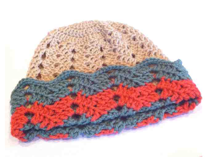 Hand Crocheted Scarf, Hat, and Mittens