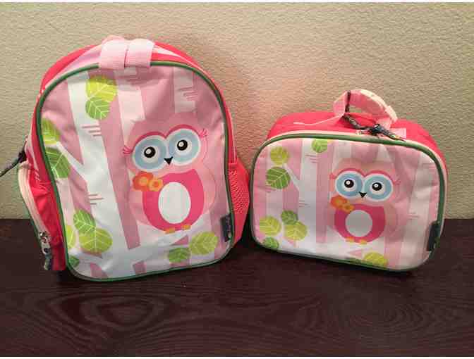 Cute Owl Itzy Ritzy Toddler Backpack/Harness and Insulated Lunch Bag Set