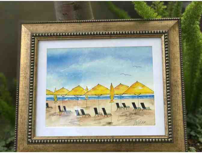 'Yellowbrellas II' painting