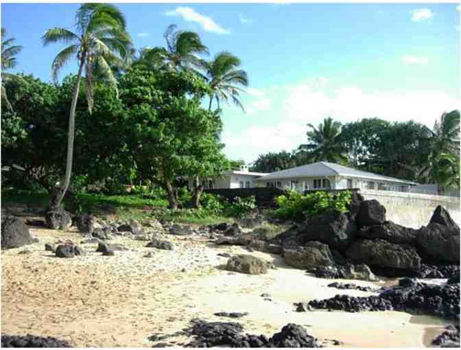 7 Night Stay in North Shore Hawaii Beachfront Home (Sleeps 10)  LIVE AUCTION