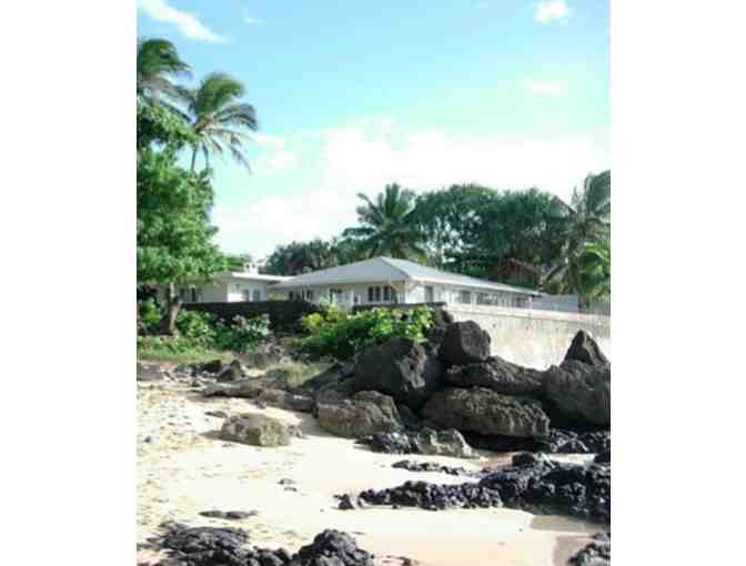 7 Night Stay in North Shore Hawaii Beachfront Home (Sleeps 10)  LIVE AUCTION