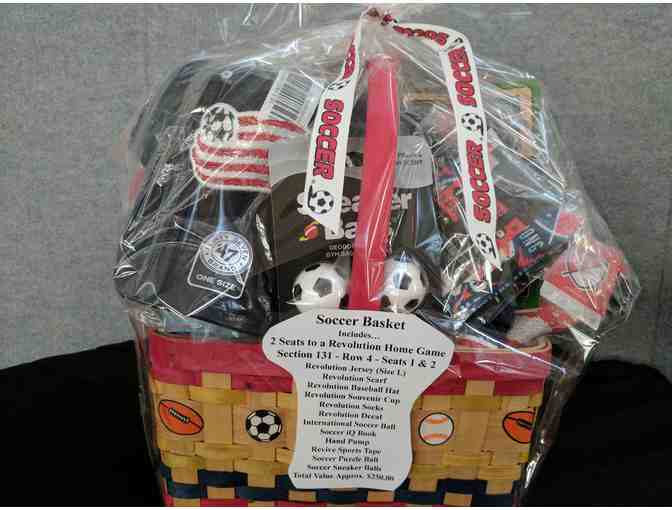 New England Revolution soccer tickets and soccer basket