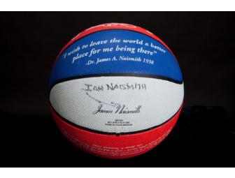 Basketball Autographed by Ian Naismith Grandson of Dr. James A. Naismith