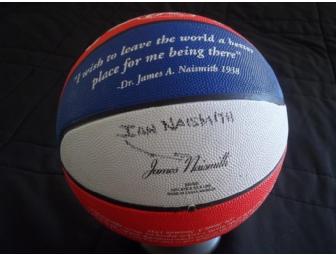Basketball Autographed by Ian Naismith Grandson of Dr. James A. Naismith