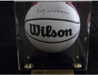 Dean Smith & Roy Williams Autographed Basketball