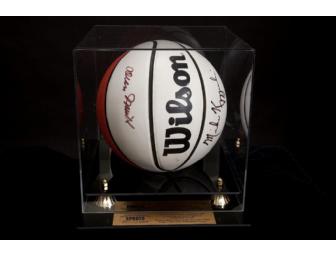 Mike Krzyzewski & Dean Smith Autographed Basketball