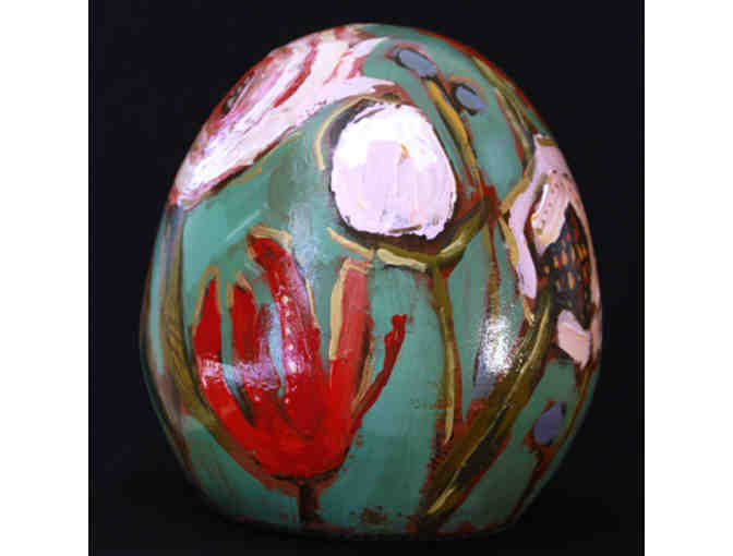 Floral Egg-Art by Amanda Norman