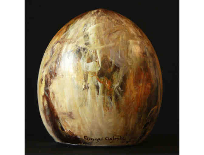 Abstract Crocodile Egg-Art by Ginger Oglesby