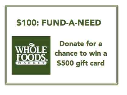 Fund-a-Need: Sponsor Two Elementary School Classes