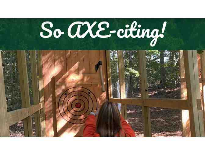Adventure Park @ Discovery in CT: Two Climbing vouchers and an Axe-throwing voucher