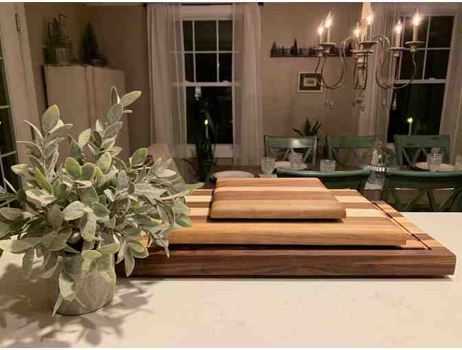 3 Handmade cutting boards by Mike Reggione