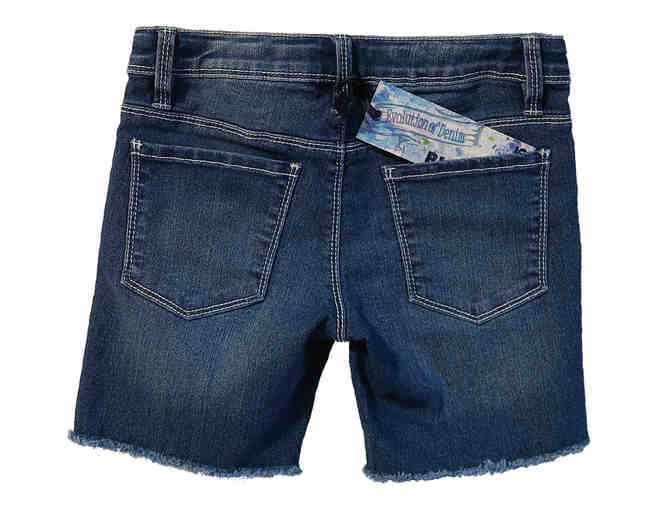 Blue Spice - Girl's Embroidered Denim Shorts size 10 (Denim #10) - Photo 2
