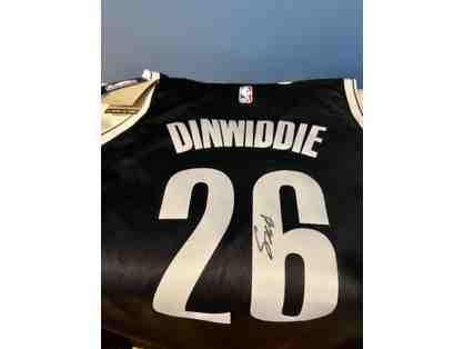 Official Brooklyn Nets Jersey Autographed by Spencer Dinwiddie