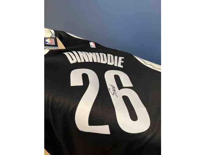 Official Brooklyn Nets Jersey Autographed by Spencer Dinwiddie