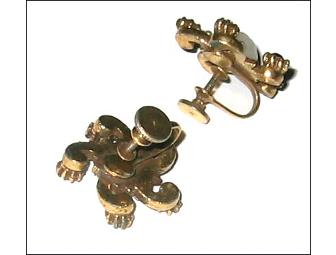 Antique Edwardian Suffragette Earrings