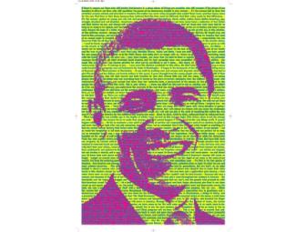 Obama Grant Park Speech Poster