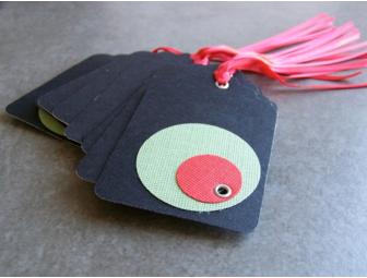 Handmade Swank Green Olive Gift Tags