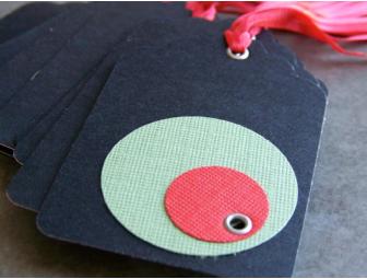 Handmade Swank Green Olive Gift Tags