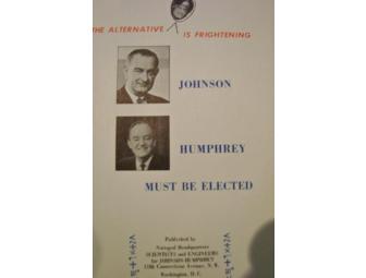 LBJ-Goldwater Brochure