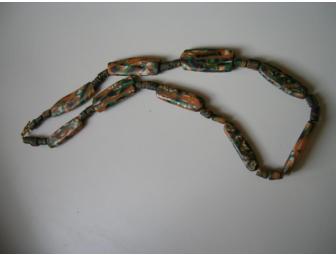 Abstract Necklace with Toggle Clasp