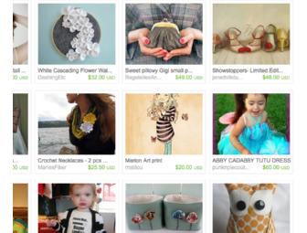 $75 Gift Certificate to Etsy.com