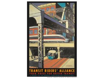 Set of 3 Rail Posters from Artist Mitch Markovitz