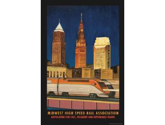 Set of 3 Rail Posters from Artist Mitch Markovitz