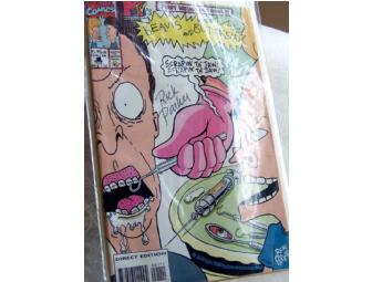 Signed Beavis & Butthead First Issue Signed by Artist Rick Parker