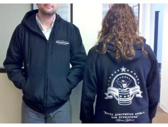 Revolution Messaging Zipper Hoodie