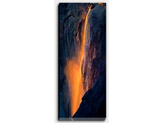 Horsetail Fall Sunset - 14' x 34' Print on Canvas