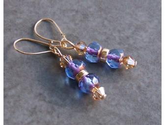 Earrings - Swarovski Crystal, Glass, Gold-Filled