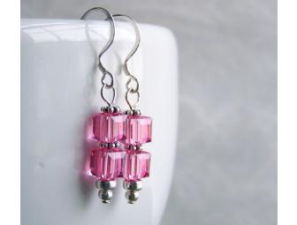Earrings - Swarovski Crystal,  Sterling Silver