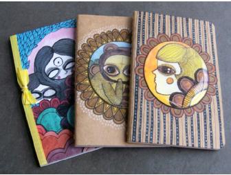 Art Print Moleskine Notebooks by Penny Poorly