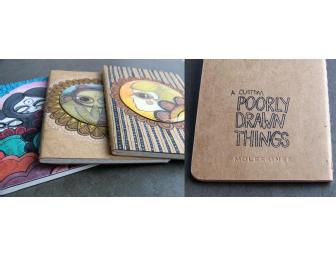 Art Print Moleskine Notebooks by Penny Poorly