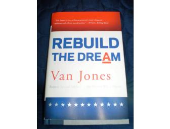 Autographed 'Rebuild the Dream by Van Jones with Photo of Van Included