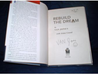 Autographed 'Rebuild the Dream by Van Jones with Photo of Van Included